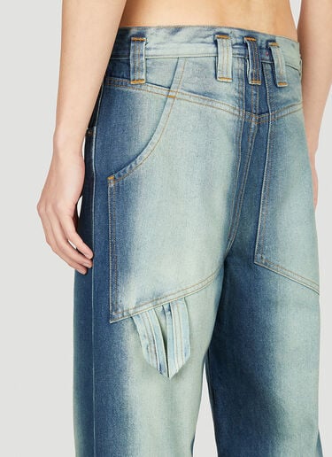 배기 진 Eckhaus Latta 배기 진 블루 eck0351004