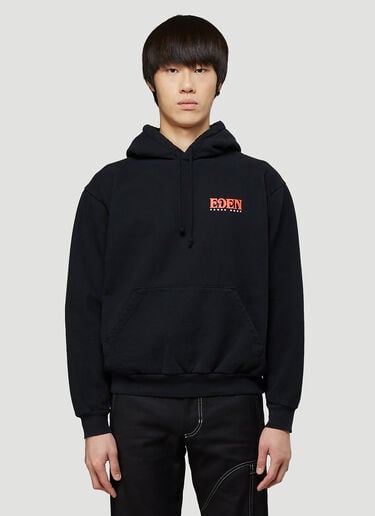 Recycled Logo Hooded Sweatshirt Eden Power Corp Recycled Logo Hooded Sweatshirt Black edn0142008