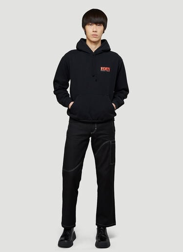 Recycled Logo Hooded Sweatshirt Eden Power Corp Recycled Logo Hooded Sweatshirt Black edn0142008