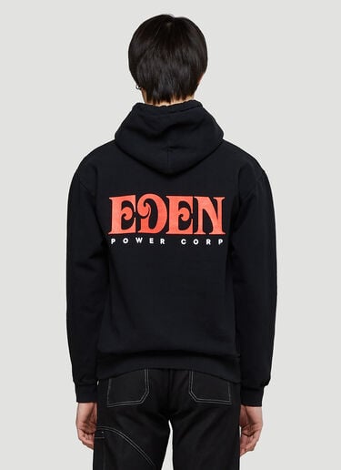Recycled Logo Hooded Sweatshirt Eden Power Corp Recycled Logo Hooded Sweatshirt Black edn0142008