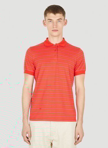 Striped Polo Top ERL Striped Polo Top Red erl0150016