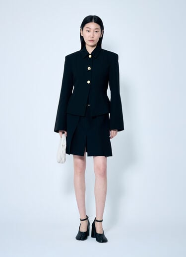 Light Twill Suiting Blazer GANNI Light Twill Suiting Blazer Black gan0259032