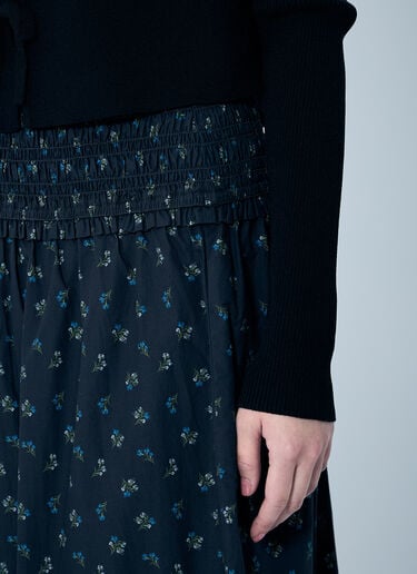 Floral Printed Maxi Skirt GANNI Floral Printed Maxi Skirt Black gan0259041