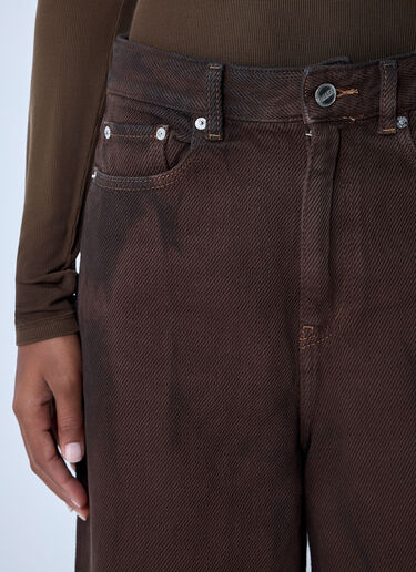 Five-Pocket Jeans GANNI Five-Pocket Jeans Brown gan0261007