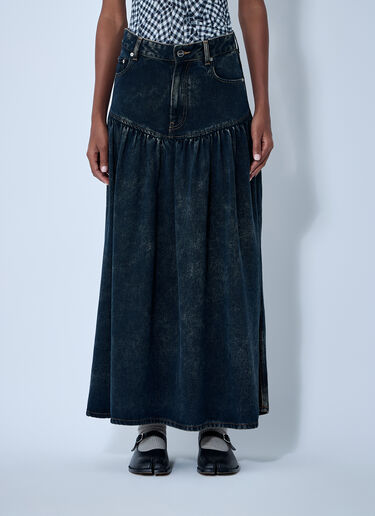 Denim Maxi Skirt GANNI Denim Maxi Skirt Black gan0261009
