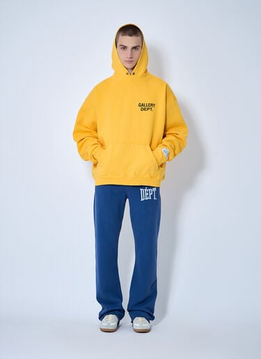 Gallery Dept. 90s Hooded Sweatshirt Yellow gdp0160003