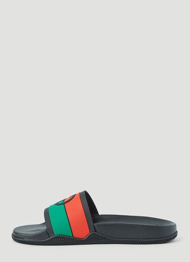 Gucci G锁扣拖鞋 黑 guc0145074