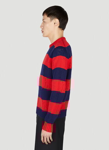 스트라이프 스웨터 Gucci 스트라이프 스웨터 레드 guc0152046
