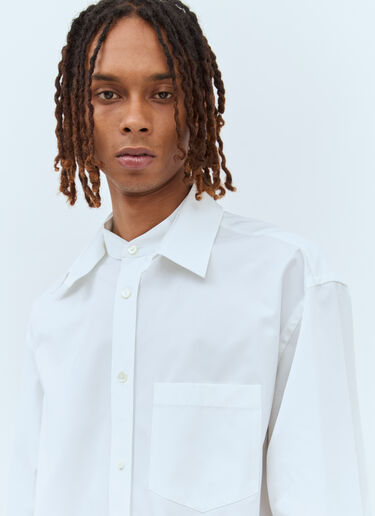Double-Collar Poplin Shirt Gucci Double-Collar Poplin Shirt White guc0157006