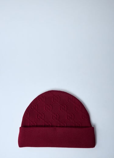 GG Wool-Blend Beanie Gucci GG Wool-Blend Beanie Red guc0159080