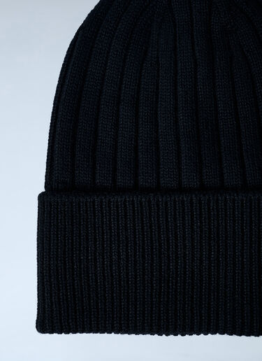 Logo Motif Beanie Hat Gucci Logo Motif Beanie Hat Black guc0161082
