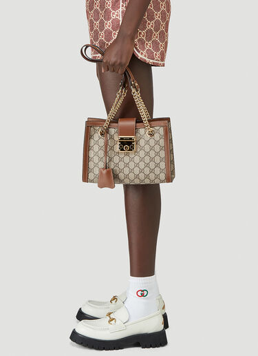 Gucci Medium Padlock Handbag Natural guc0243198