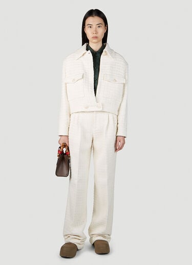 트위드 봄버 재킷 Gucci 트위드 봄버 재킷 화이트 guc0251179