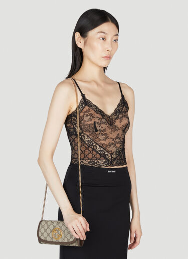 Gucci 블론디 콘티넨털 체인 지갑 브라운 guc0253222
