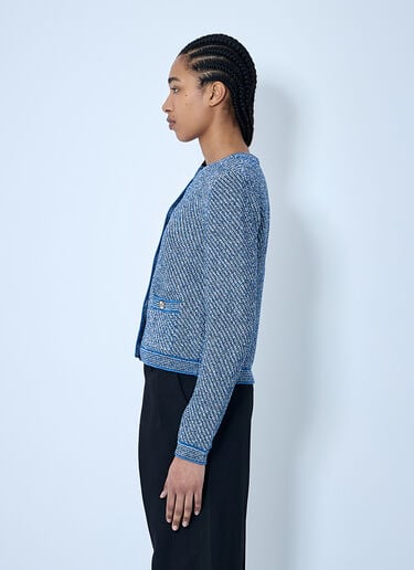 Fine Cotton Cardgian Gucci Fine Cotton Cardgian Blue guc0259013