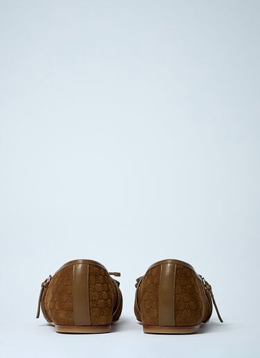 Gucci 홀스빗 발레 플랫  브라운 guc0259035
