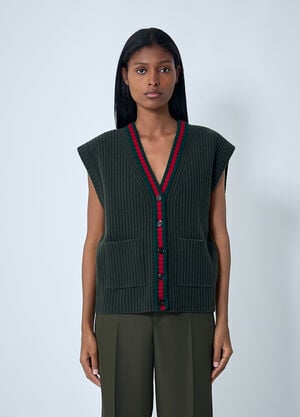 Gucci Wool Vest Green guc0261097