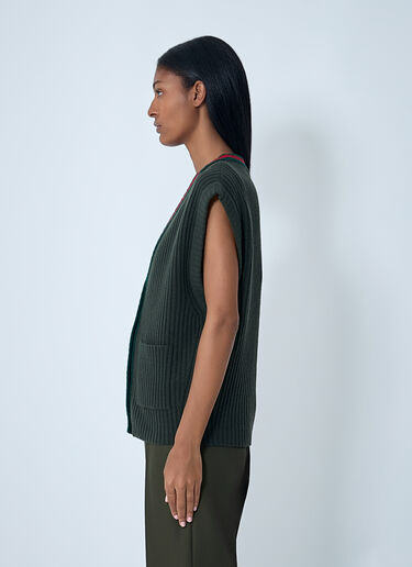 Gucci Wool Vest Green guc0261097