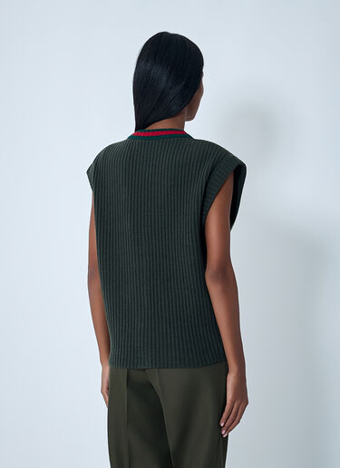 Gucci Wool Vest Green guc0261097