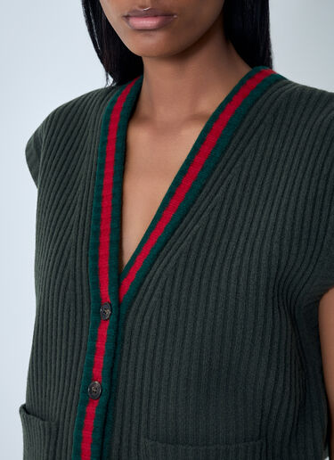 Gucci Wool Vest Green guc0261097