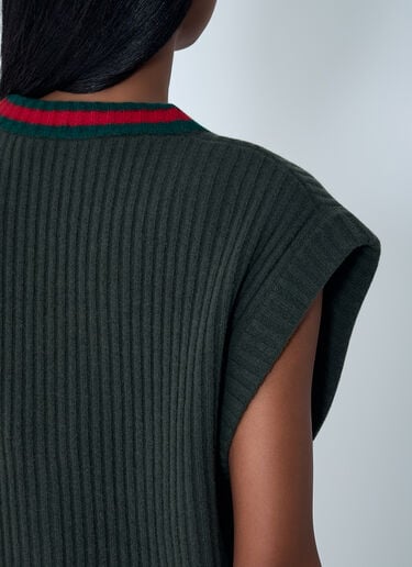 Wool Vest Gucci Wool Vest Green guc0261097