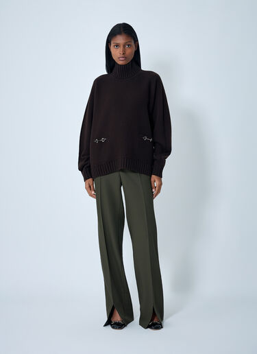 Horsebit Sweater Gucci Horsebit Sweater Black guc0261111