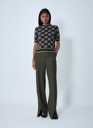 Gucci Tailored Wool Pants Black guc0261113
