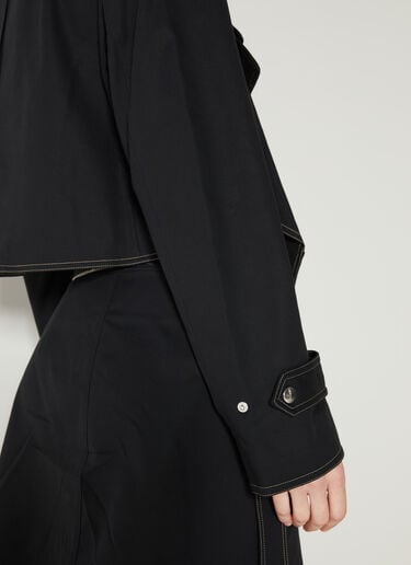 크롭 트렌치 재킷 Helmut Lang 크롭 트렌치 재킷 블랙 hlm0253004
