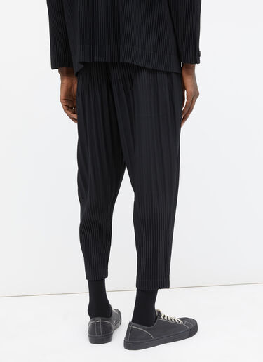Homme Plissé Issey Miyake 테이퍼드 플리츠 팬츠 블랙 hmp0155012