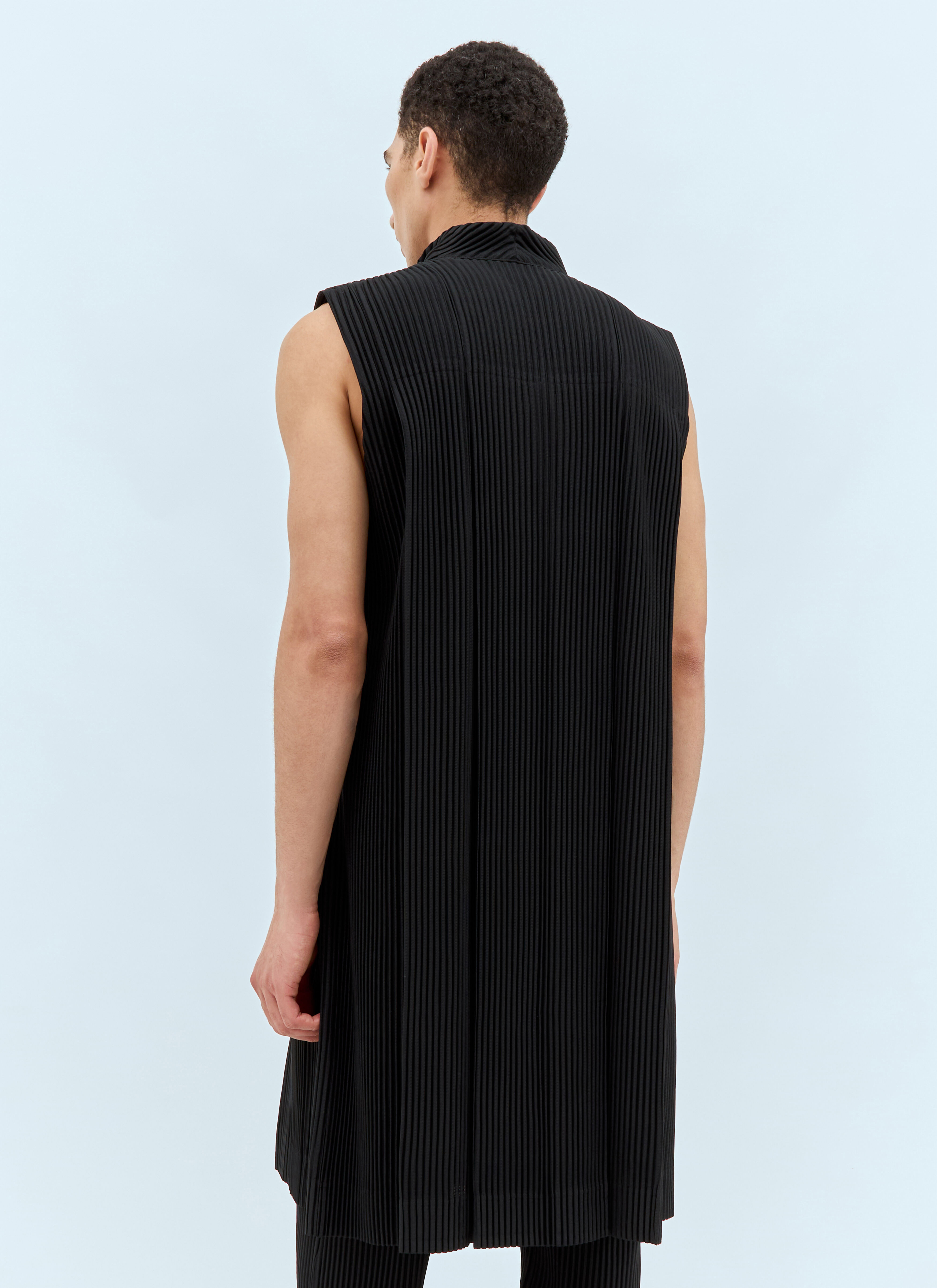 トップス Issey Miyake Homme Plisse vest Homme Plissé Issey Miyake Men's' Tucked Pleated Vest in