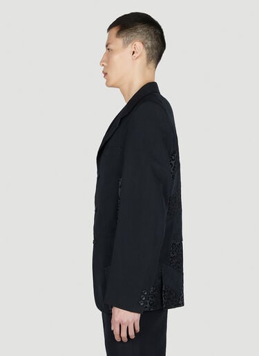 Flocked Blazer Comme Des Garçons Homme Plus Flocked Blazer Black hpl0152001