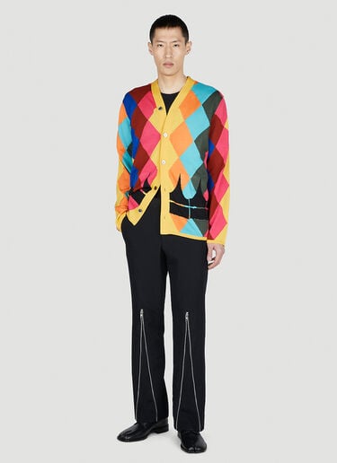 菱格开衫 Comme Des Garçons Homme Plus 菱格开衫 黄色 hpl0152005