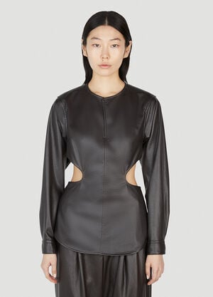 Issey Miyake 피겨 탑 브라운 ism0252005