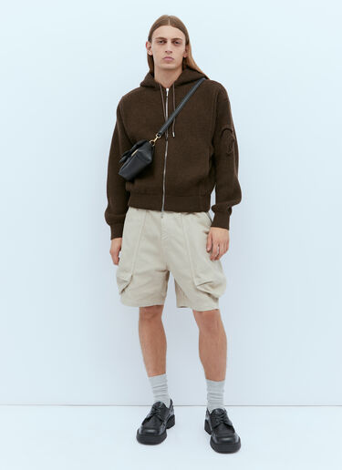 Jacquemus 라 마이유 세빌 카디건 다크 브라운 jac0154008