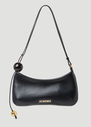 Jacquemus Le Bisou Perle Shoulder Bag Black jac0254093
