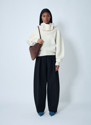 Jacquemus La Maille Pallone Sweater White jac0262009