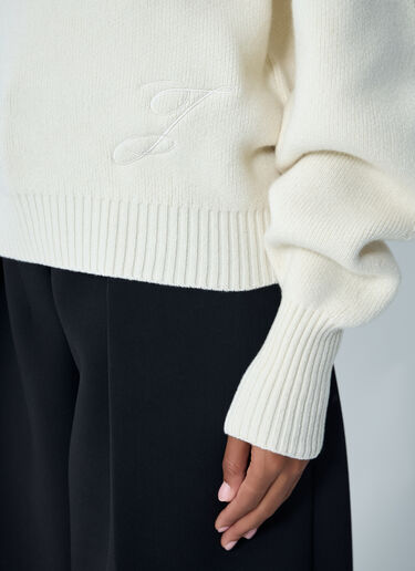 Jacquemus La Maille Pallone Sweater White jac0262009