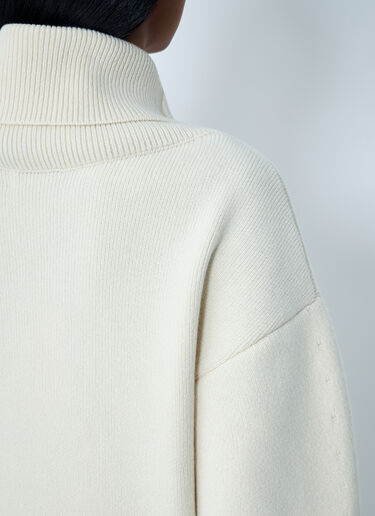 Jacquemus La Maille Pallone Sweater White jac0262009