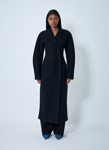 Curved Coat Jacquemus Curved Coat Black jac0262014