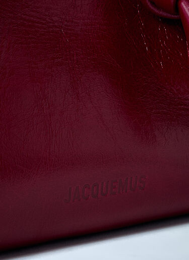 Jacquemus Le Petit Turismo Handbag Burgundy jac0262052