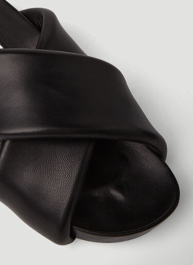패디드 샌들 Jil Sander 패디드 샌들 블랙 jil0251038