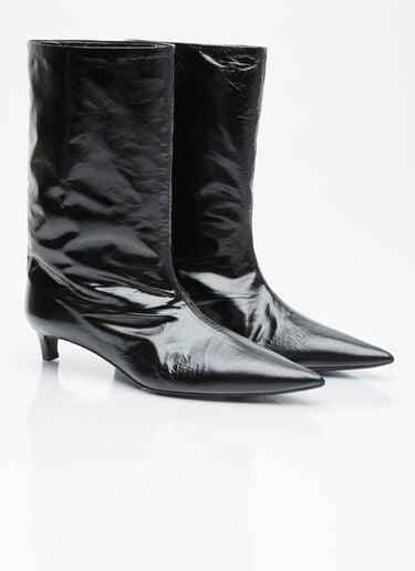 Leather Ankle Boots Jil Sander Leather Ankle Boots Black jil0255037