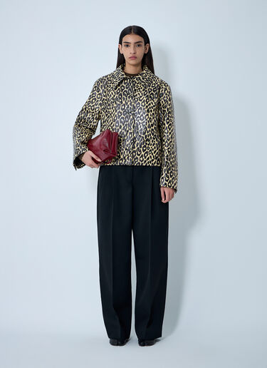 Jil Sander Leopard Print Jacket Beige jil0262006