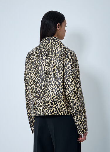Jil Sander Leopard Print Jacket Beige jil0262006