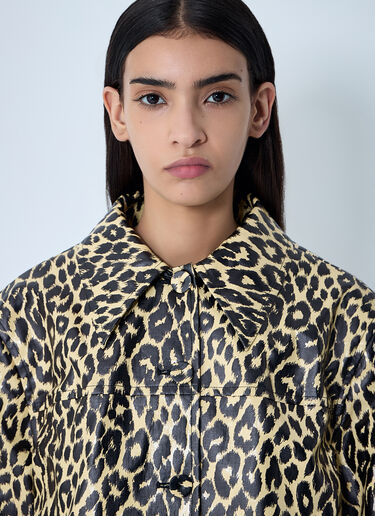 Leopard Print Jacket Jil Sander Leopard Print Jacket Beige jil0262006