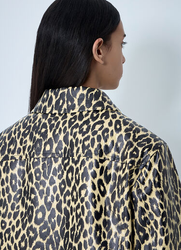 Jil Sander Leopard Print Jacket Beige jil0262006