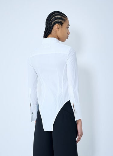 Jean Paul Gaultier Corset Shirt White jpg0260009