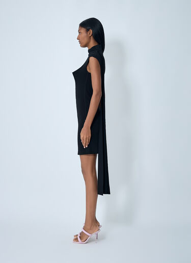 Jean Paul Gaultier Viscose Mini Dress Black jpg0262008