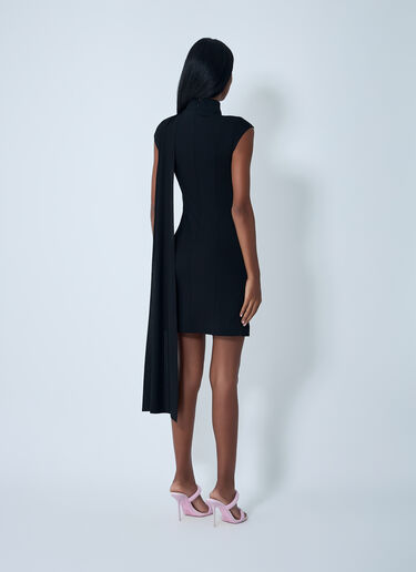 Jean Paul Gaultier Viscose Mini Dress Black jpg0262008