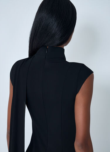 Jean Paul Gaultier Viscose Mini Dress Black jpg0262008